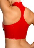 Heroine Liquid Zip-Up Crop Top