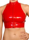 Heroine Liquid Zip-Up Crop Top