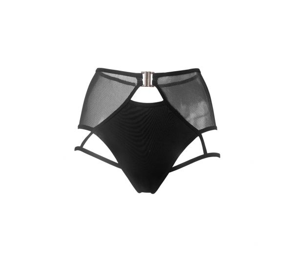 High-Waist Garter Shorts