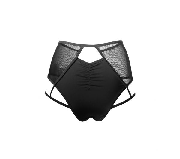 High-Waist Garter Shorts