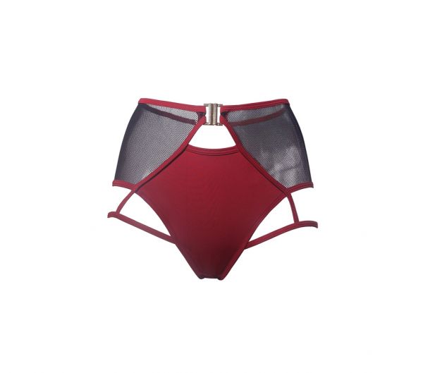 High-Waist Garter Shorts