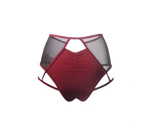 High-Waist Garter Shorts